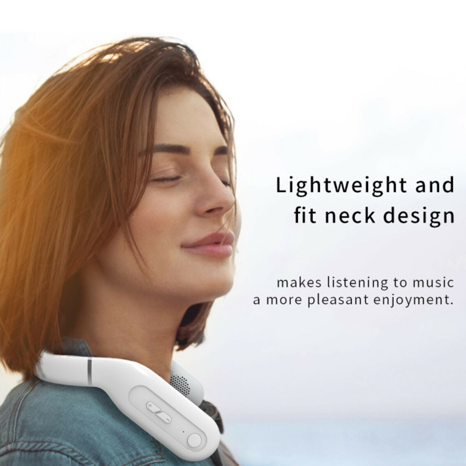 Neckband Bluetooth Speaker Lightweight Speaker Headset Earphone Home Walking
