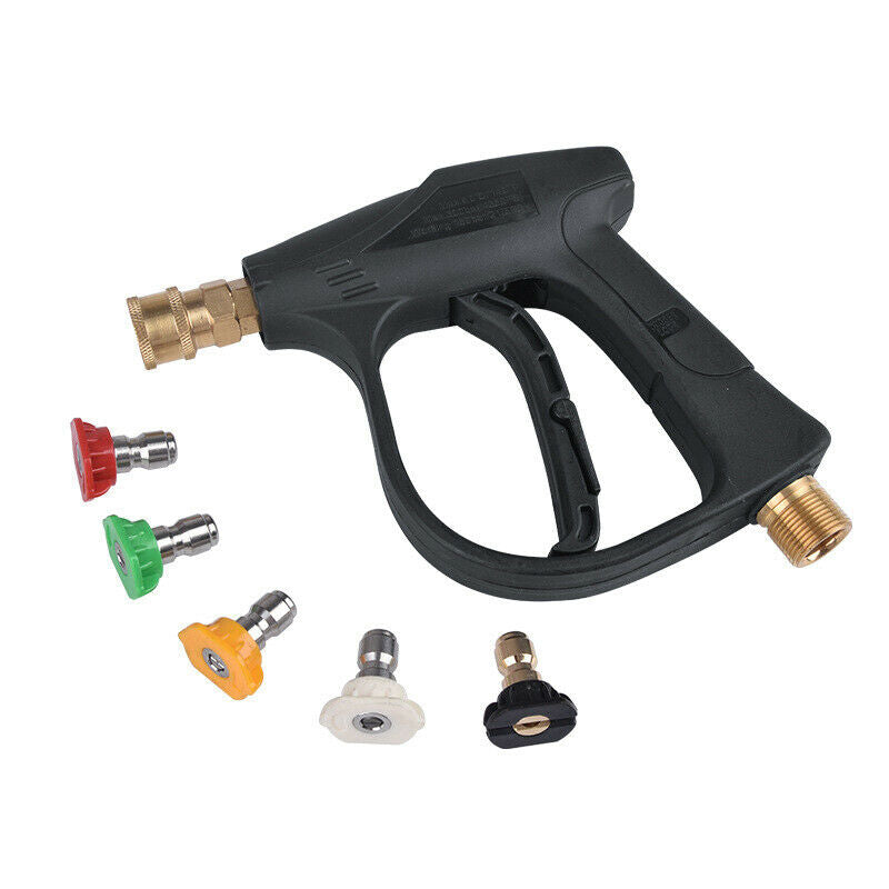 1/4 High Pressure Washer Gun Nozzle Tip 3000 PSI for Clean with 5 nozzles