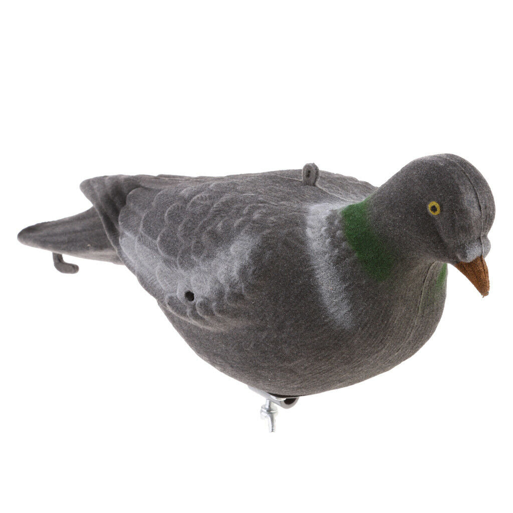 Realistic Pigeon Decoy Weed Pest Control with Rotary Wings Scarer Scarecrow