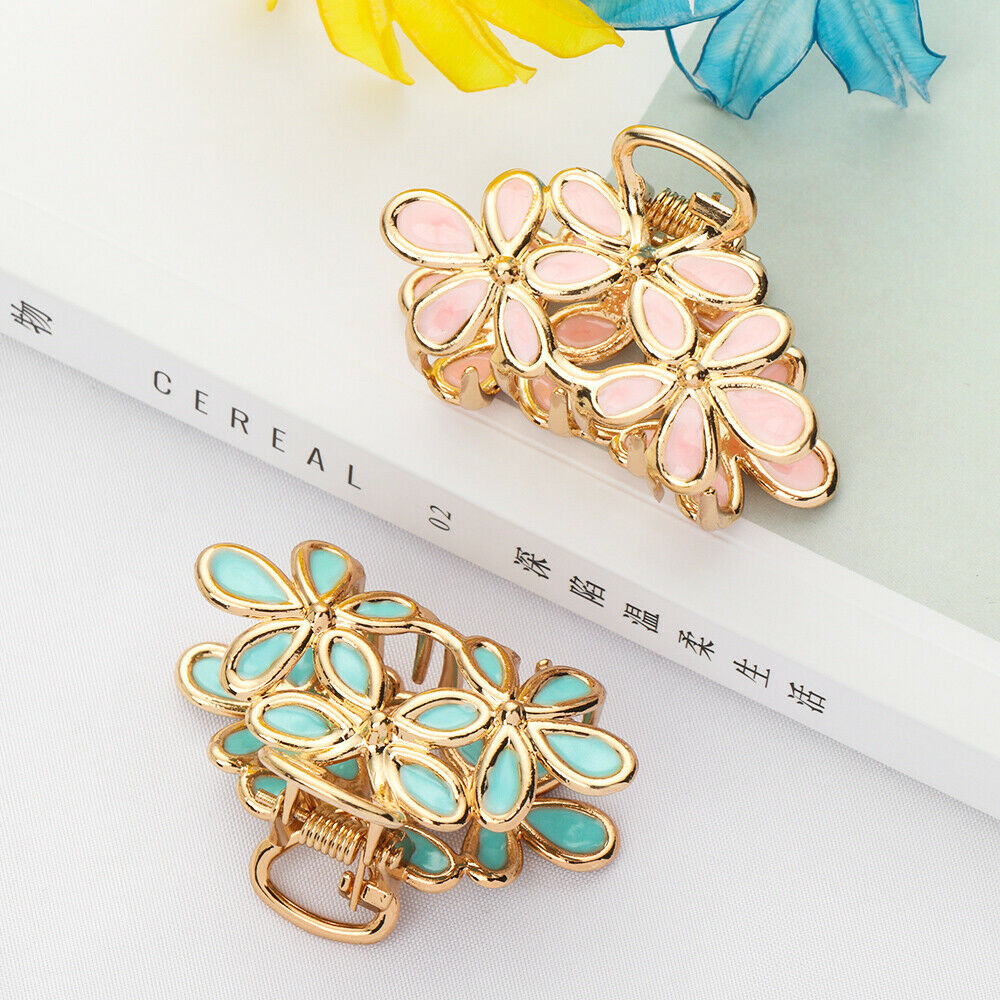 Non Slip Flower Hair Claw Hair Clips Ornament Styling Tools Hair Accessories