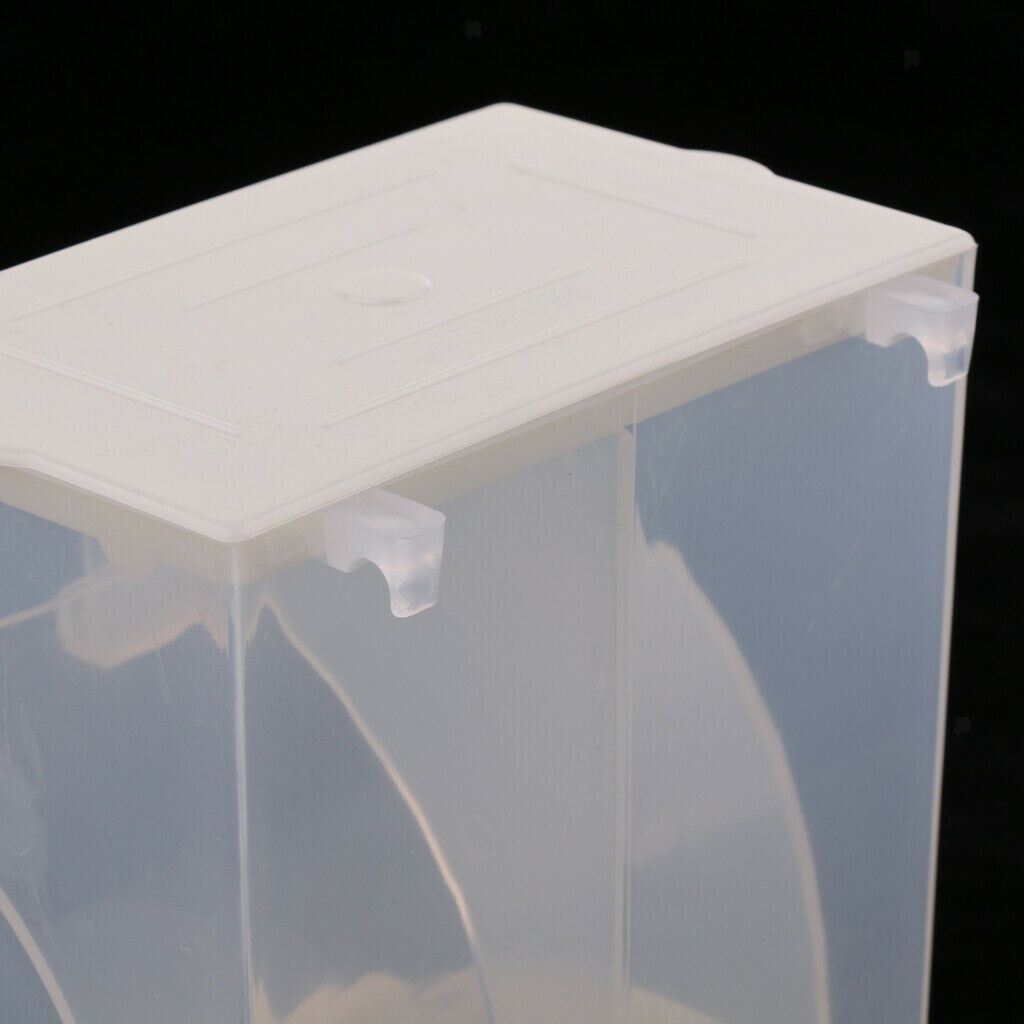 2 pcs Bird Poultry Feeder Automatic Food Container Parrot Splash Proof