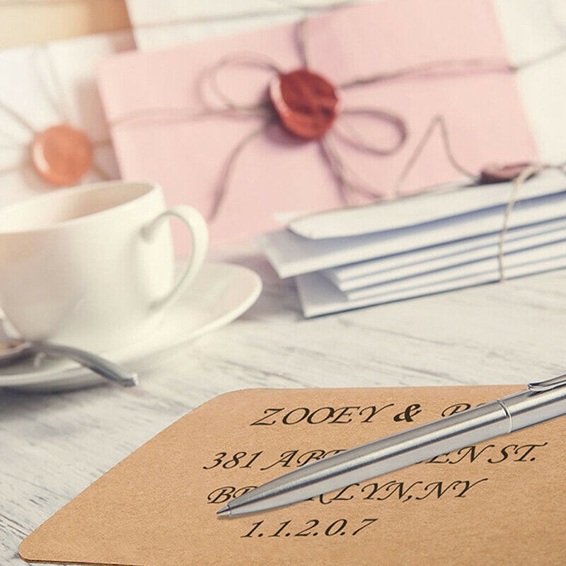 4Pcs Craft Addressing Guide Notebook Letter Envelope Stencil Set Templates Ru SJ