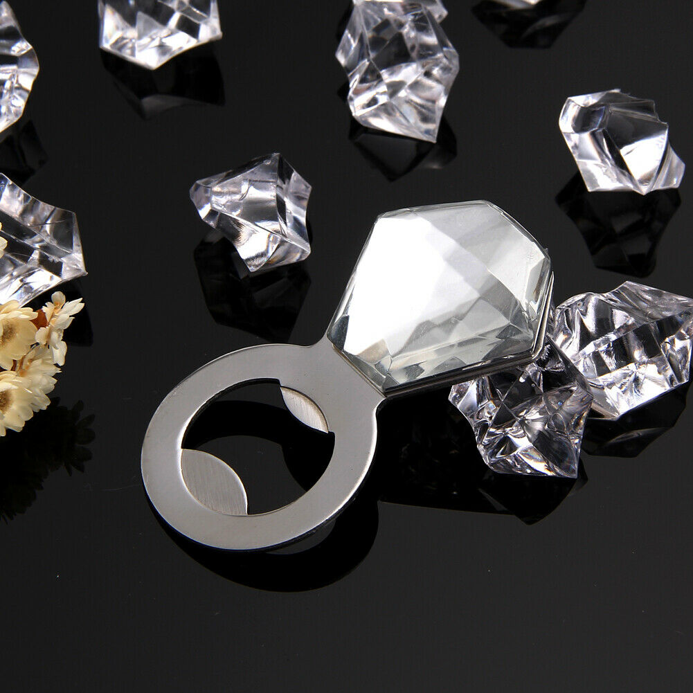 Creative Crystal Diamond Metal Wine Bottle Opener Wedding Promotion Gift  @