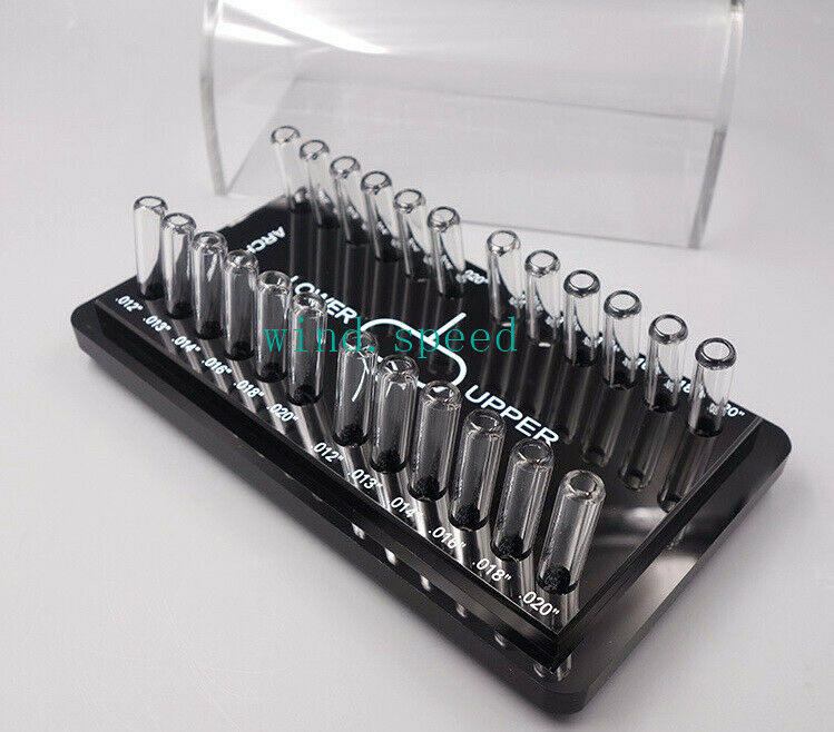 Dental Acrylic Organizer Holder Case Orthodontic Preformed arch wire Box Round