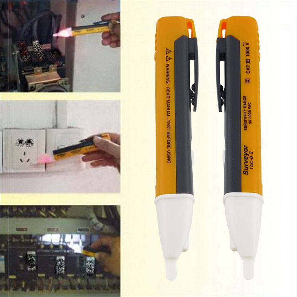 AC 90-1000V LED electric alert detector voltage sensor pen teste.l8