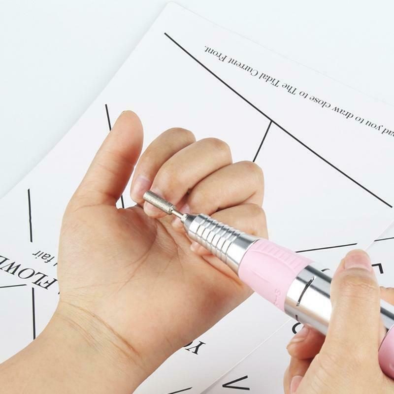 Nail Drill Bit Cuticle Nail File Manicure Machine Accessories for Home Salon