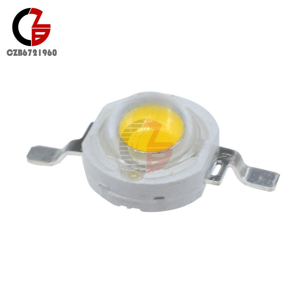 Newest （100PCS）1W Warm White SMD LED Beads NEW 100-110LM