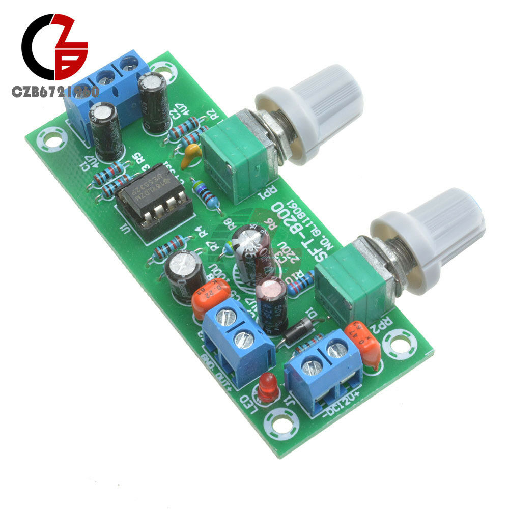 Low-pass Filter NE5532 Bass Tone Subwoofer Pre-Amplifier Preamp Board DC 12-24V
