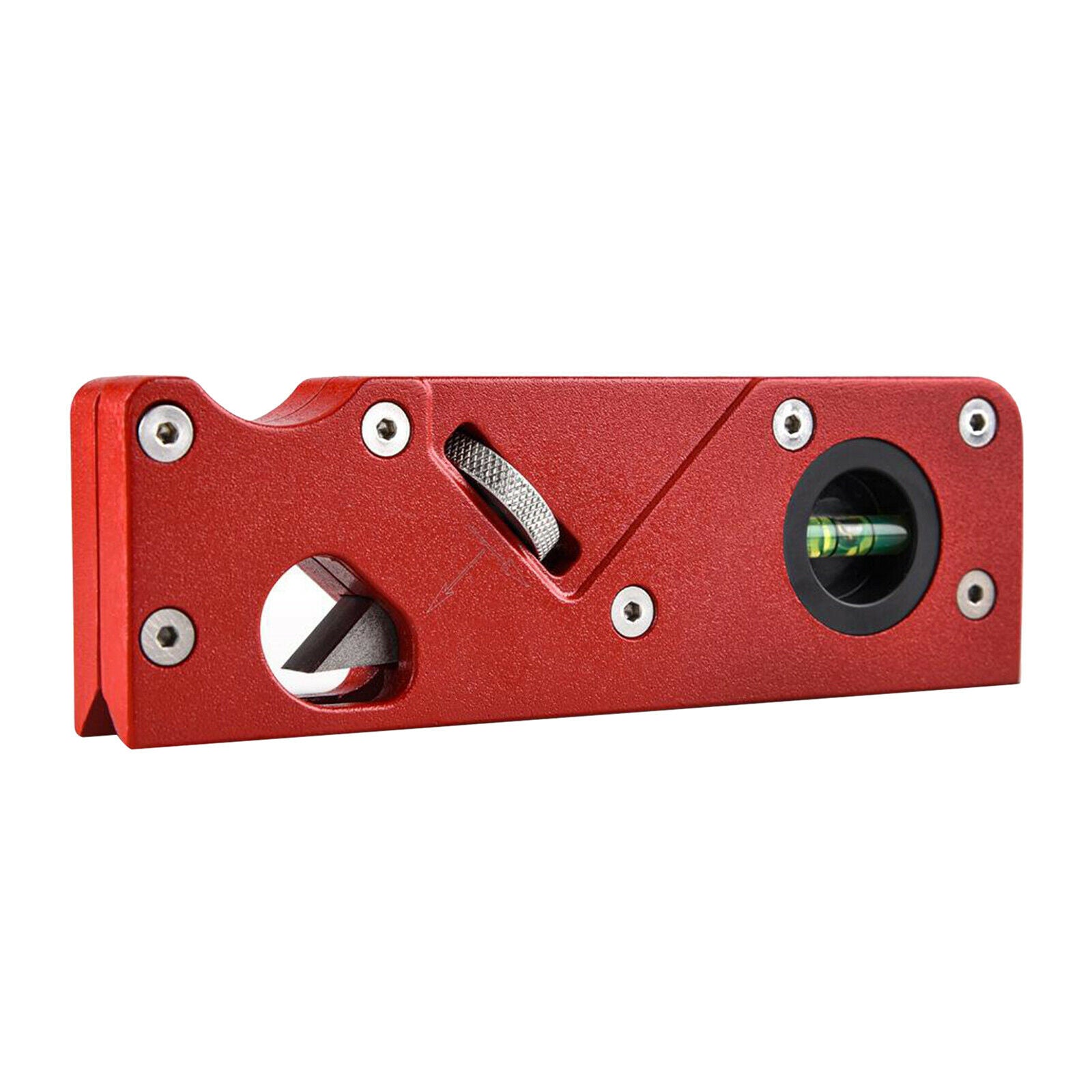 Woodworking Hand Plane Manual Ajdustable Chamfer Planer Edge Smoothing Red