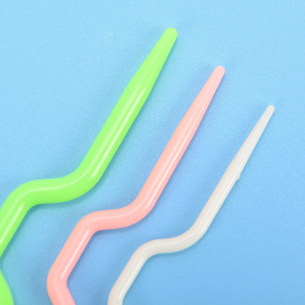 3size absplastic knit cable stitch knitting needles smooth crochet hook cra  XC