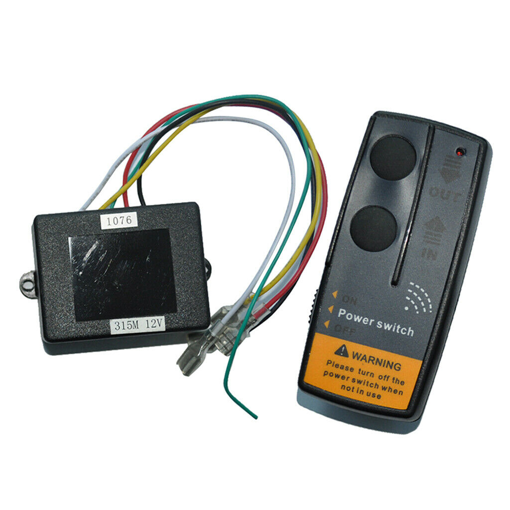 1 Set Marine Fishing Boat Anchor Remote Windlass Wireless Switch 120MM