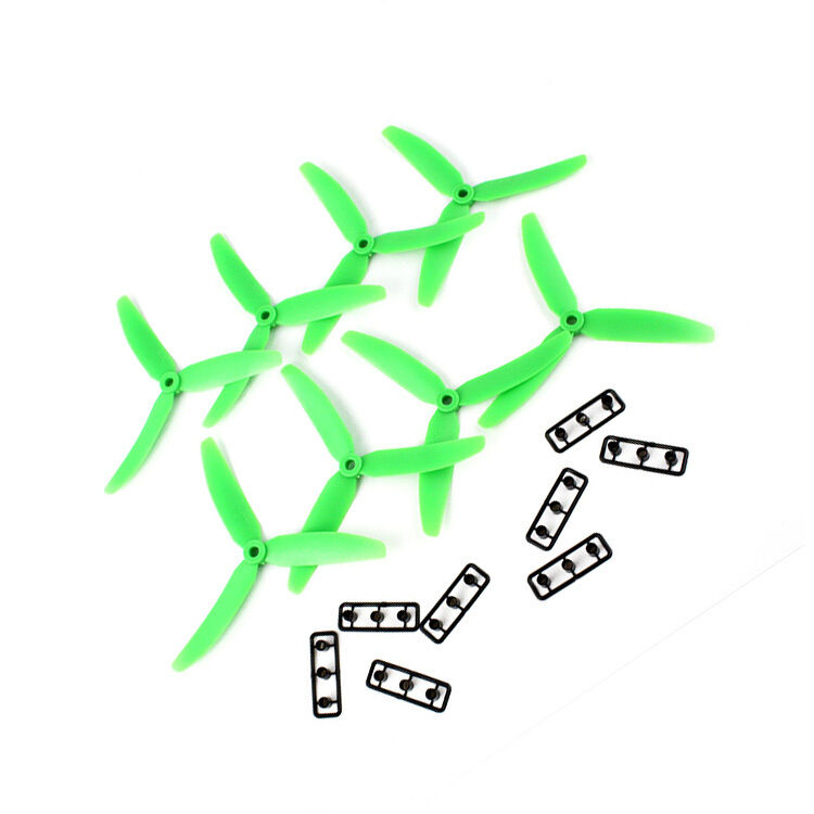 Wisely 4Pairs Gemfan 5x3 5030 3-Leaf Propeller CW/CCW For 250 Frame Kit.l8