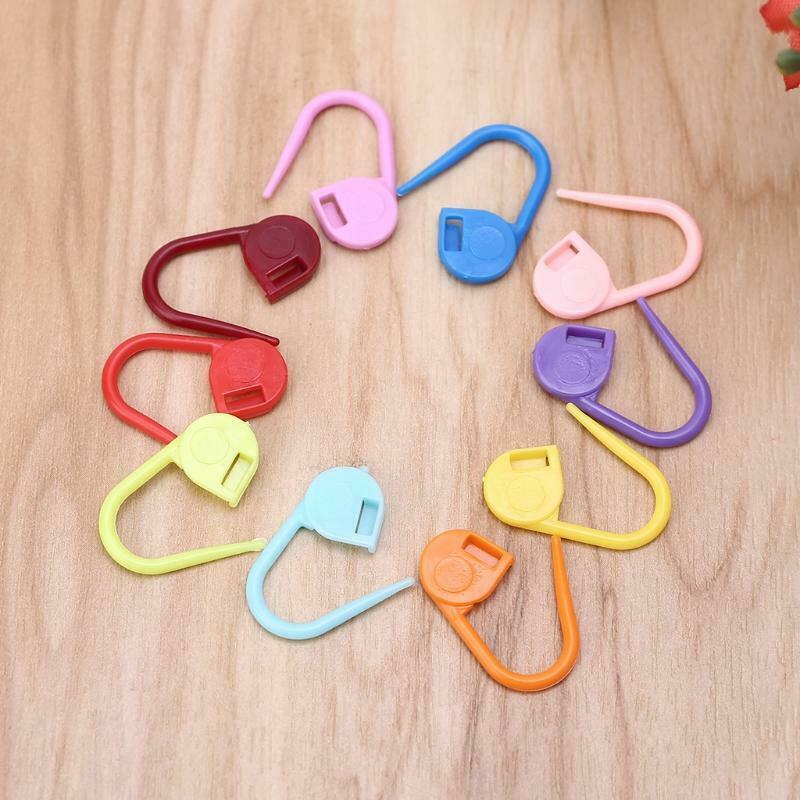 120 Pcs Mix Color Knitting Stitch Counter Crochet Locking Stitch Markers Decor