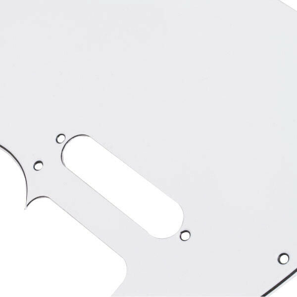 White 3 Ply Pickguard For  Guitar