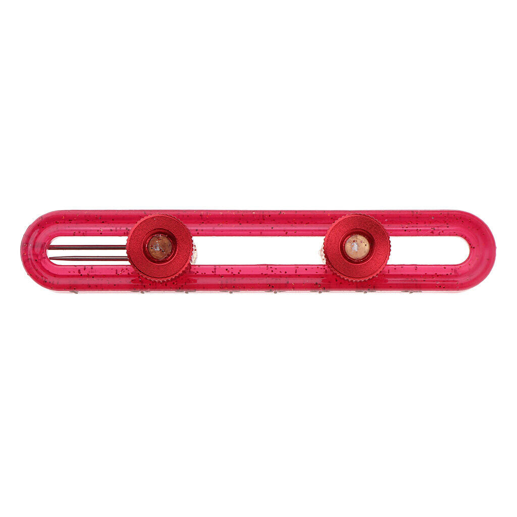 Fishing Knot Tying Tool Hooks Distance Ruler Sub-Line Positioning Gear Red