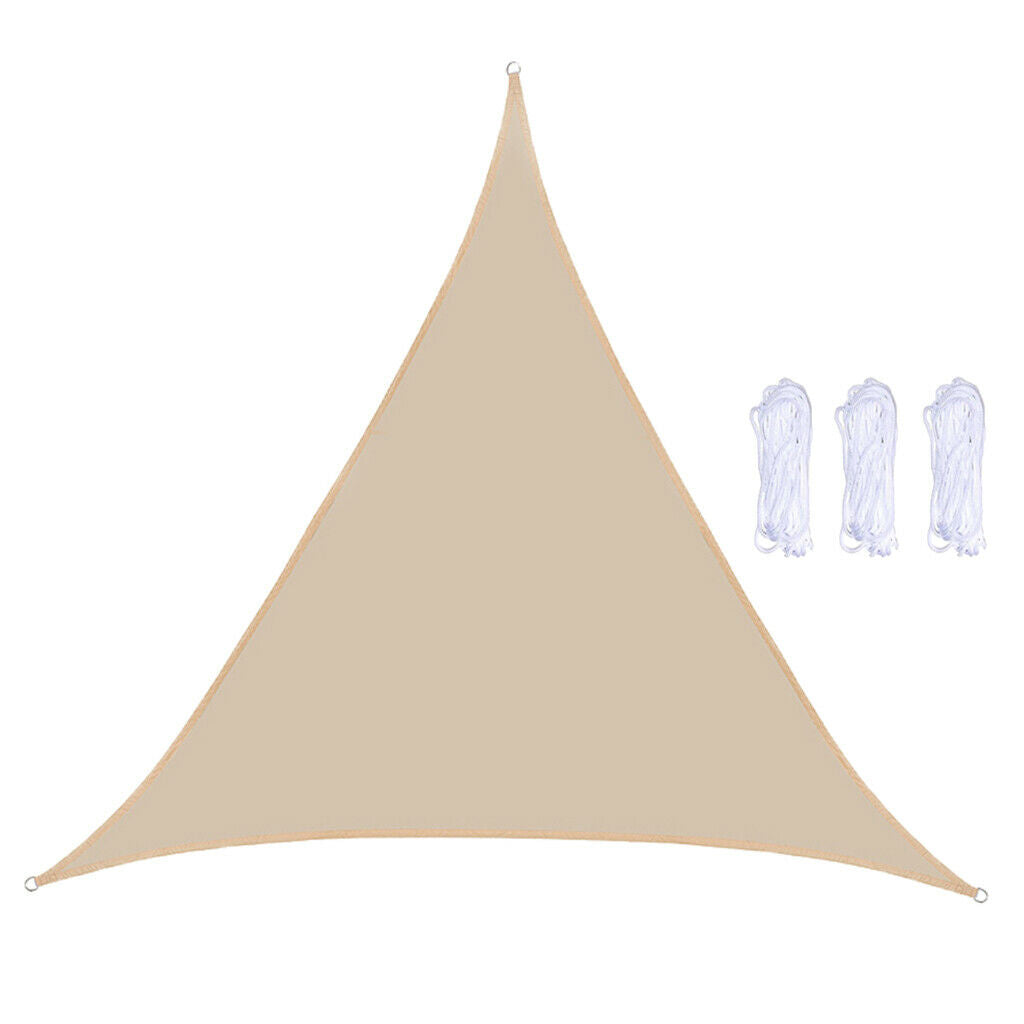Sun Shade Sail UV Block Patio Canopy 3x3x3m for Garden Activities Beige