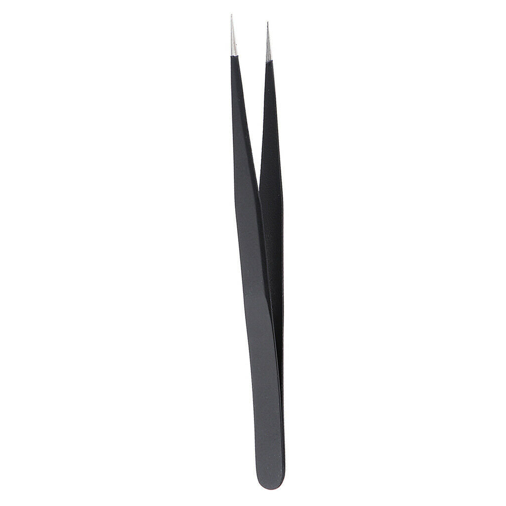 2 Pieces Eyelash Curler Eyelash Extension Tweezers Stainless Steel Clips