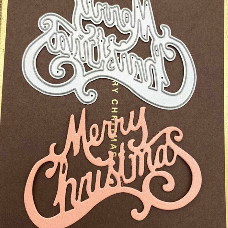 Cutting Die Metal Stencil Carbon Steel Embossing for Christmas Paper Card.l8