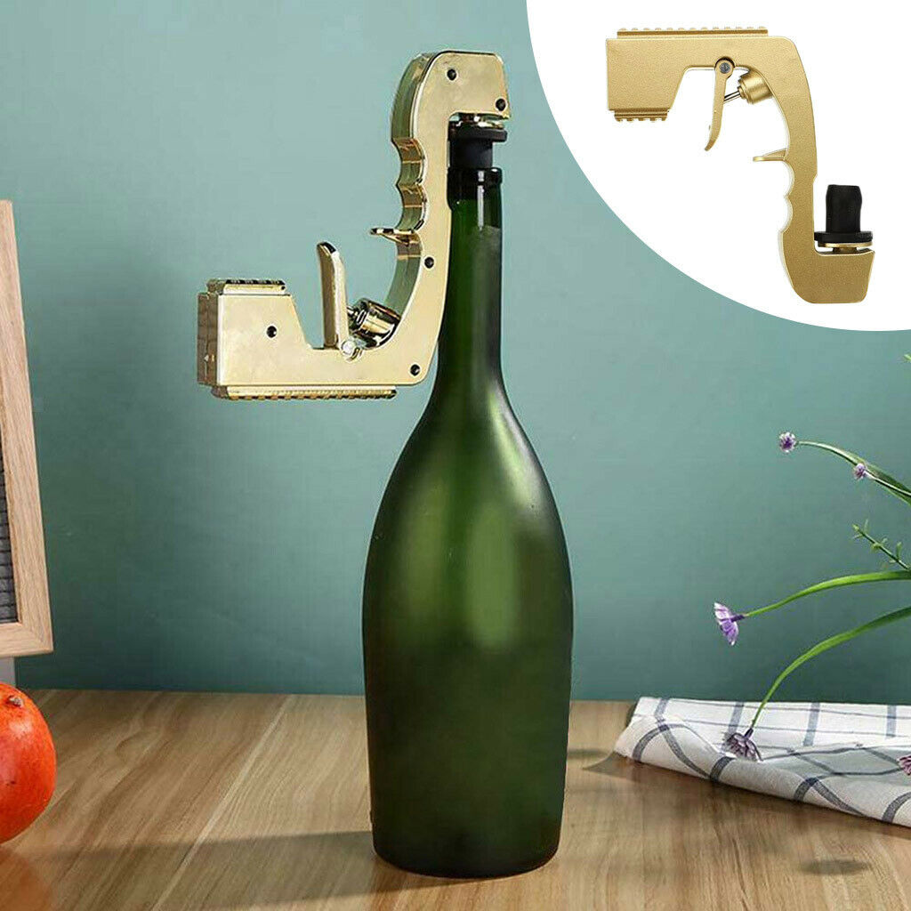 Champagne Sprayer Gun Fountain Drinks Ejector Wine Stopper Dispenser Partys