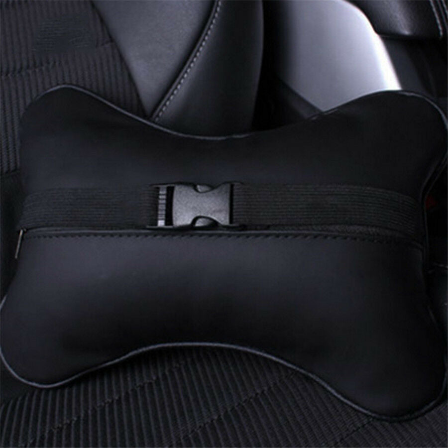 2X bling water-diamond Car Cushion Seat Headrest Neck Pillow
