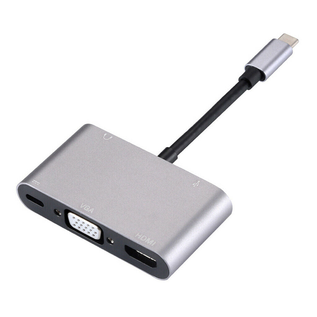 USB C Hub USB-C Type C to HDMI USB3.0 PD VGA 3.5MM Port 4K for Sumsung