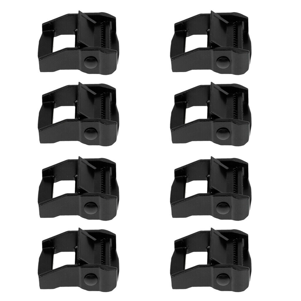 Lot 8 Tie Down Strap Buckle Free Diving Scuba Diving Belt Buckle 38mm Black