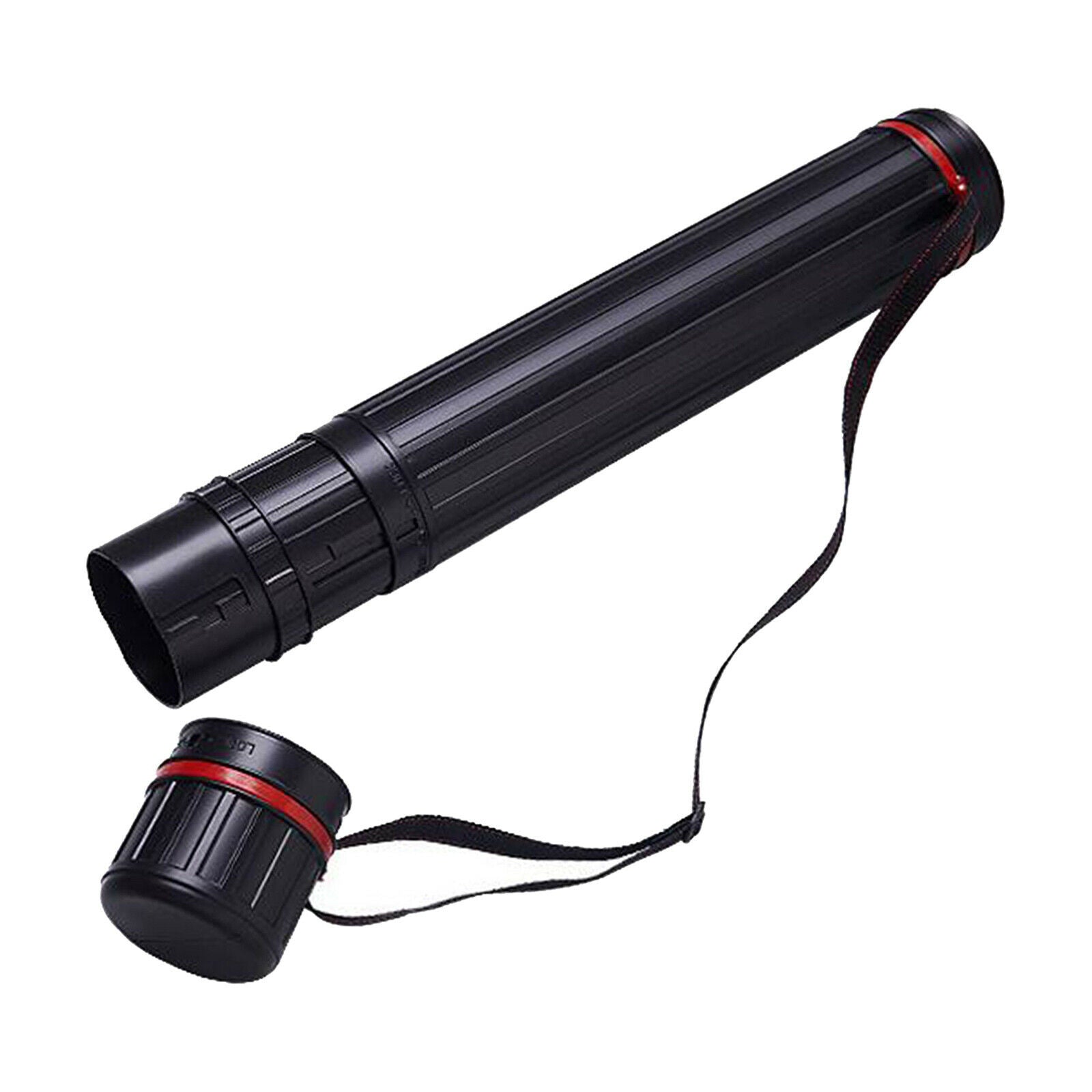 Expanding Poster Art Document Storage Tube Scroll Carry Case with Strap