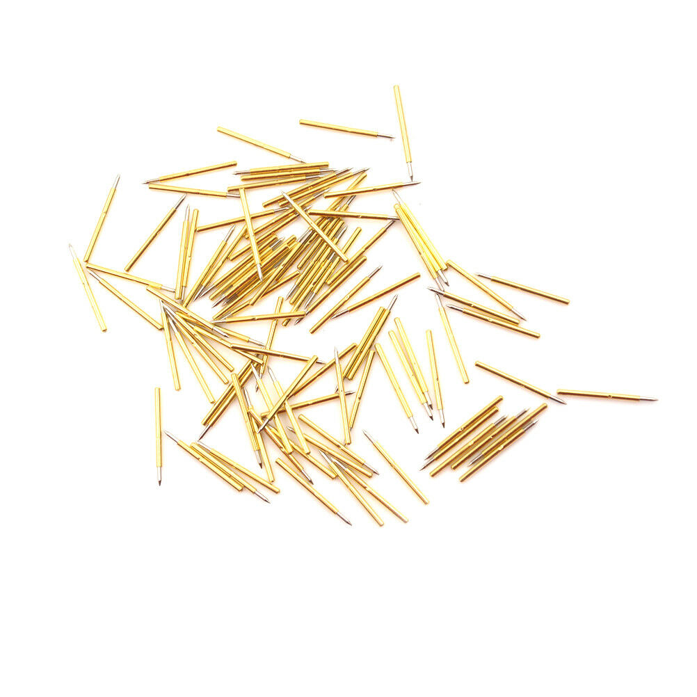 100pcs P75-B1 Dia 1.0mm Cusp Spear Spring Loaded Test Probes Pogo Pins to.l8