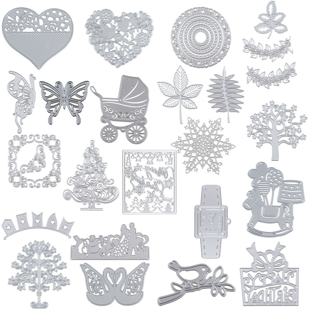 Metal Cutting Dies Stencil DIY Scrapbooking Embossing Tool-Merry Christmas