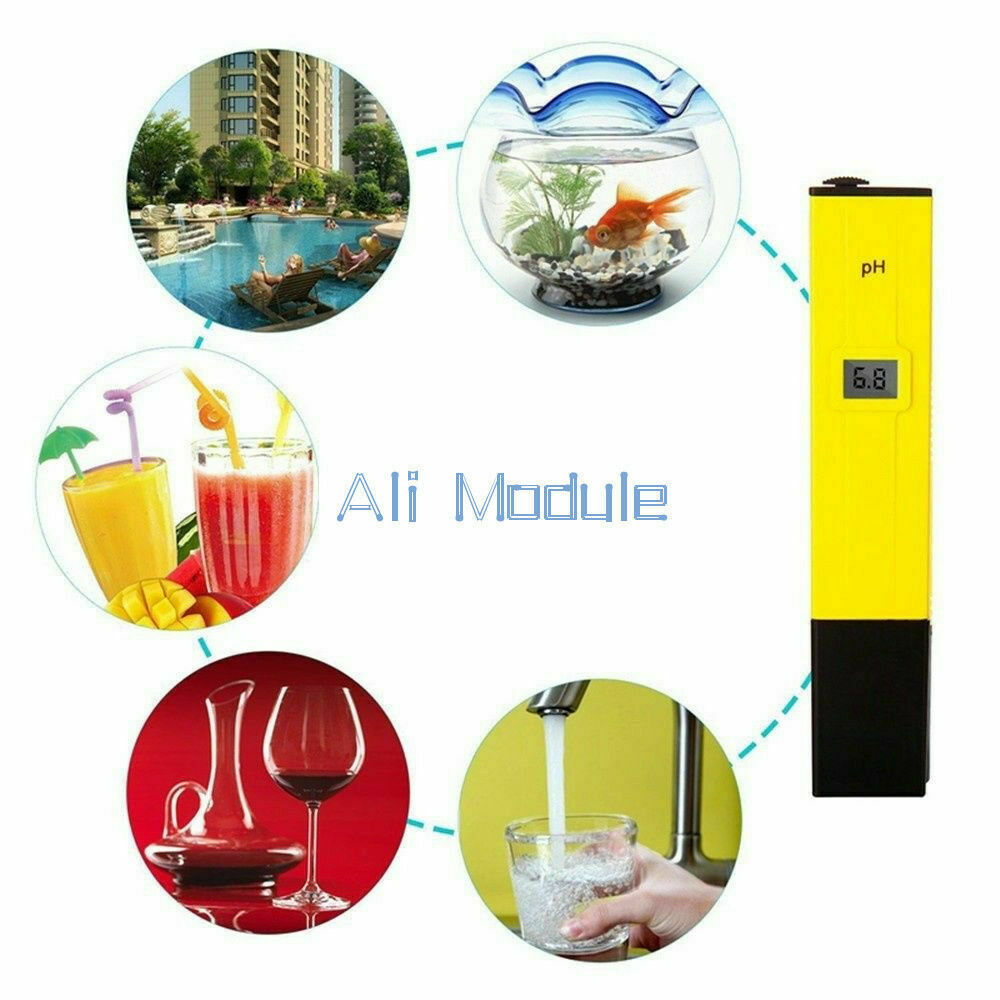 NumÃ©rique Poche Ph MÃ¨tre Eau Testeur Stylo Moniteur LCD Pool Aquarium Laboratory
