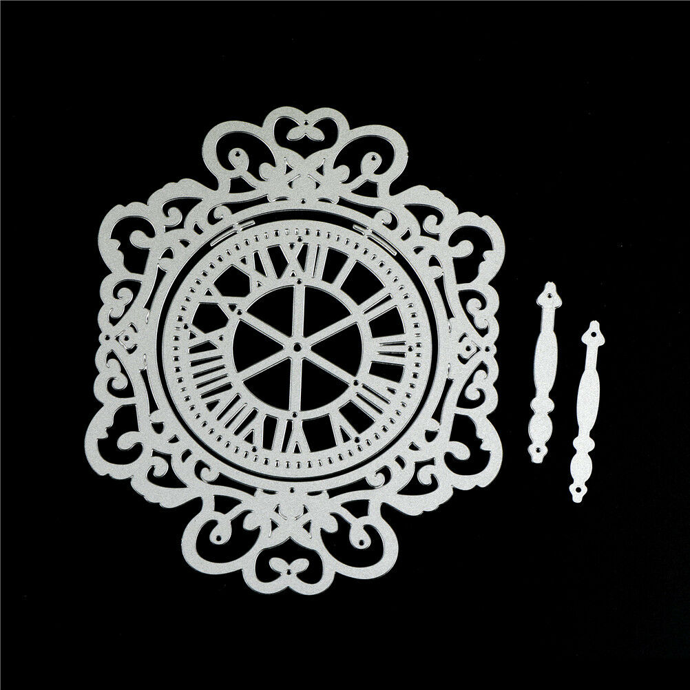 Magic Clock Scrapbooking DIY Album Cards Paper Cut Dies Metal Craft xJSJCA