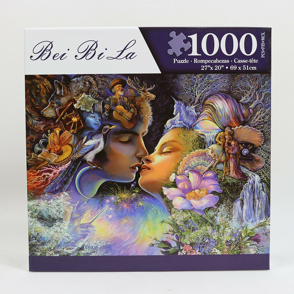 DIY 1000 Pieces Large Jigsaw Puzzle Set Beautiful Scenery Puzzles Gift 811
