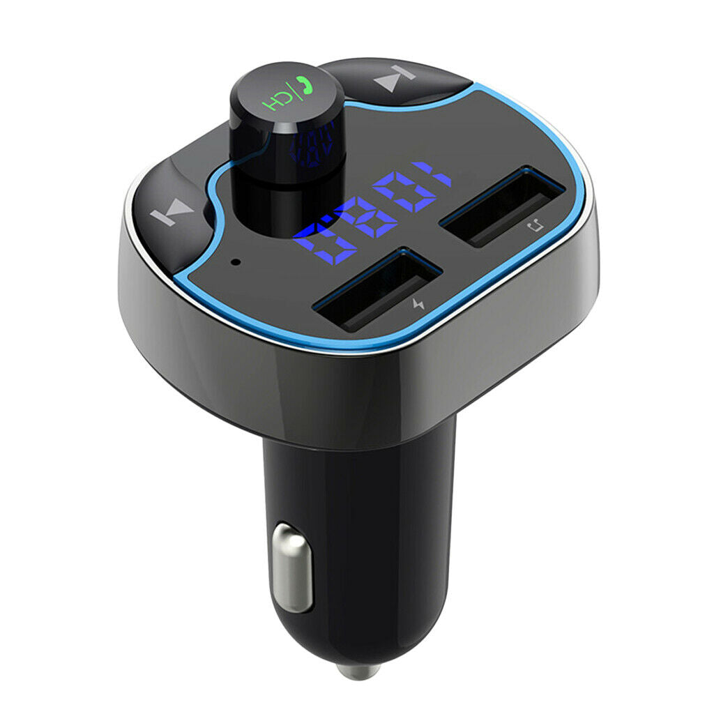 Car Bluetooth Cigar Plug FM Transmitter MP3 Player Adapter Kit USB Charger