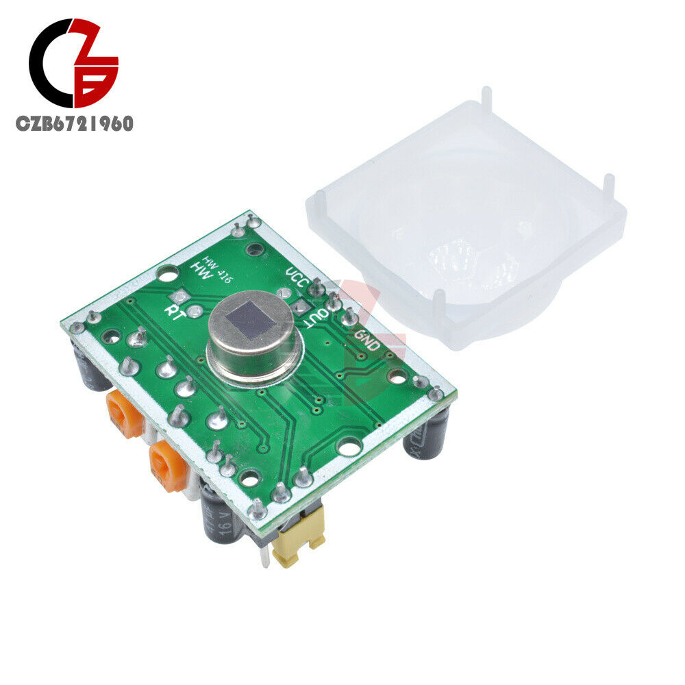 10Pcs Adjust Pyroelectric Infrared IR PIR Motion Sensor Detector Module New