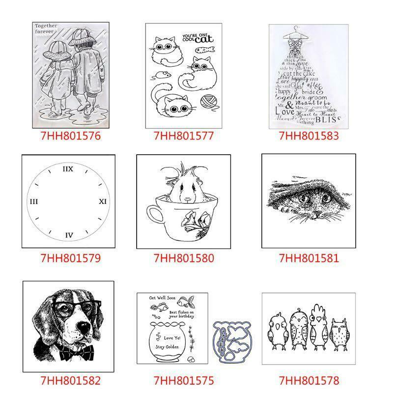 Forever Love DIY Silicone Clear Stamp Cling Seal Scrapbook Embossing Album Decor