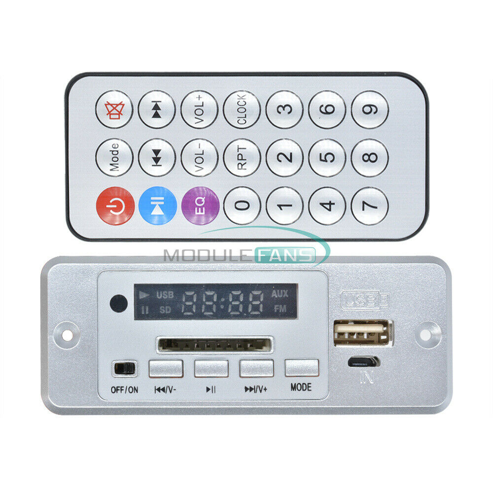 Mini 5V MP3 Decoder Board Bluetooth Call Decoding Module MP3 WAV U-Disk & TF Car