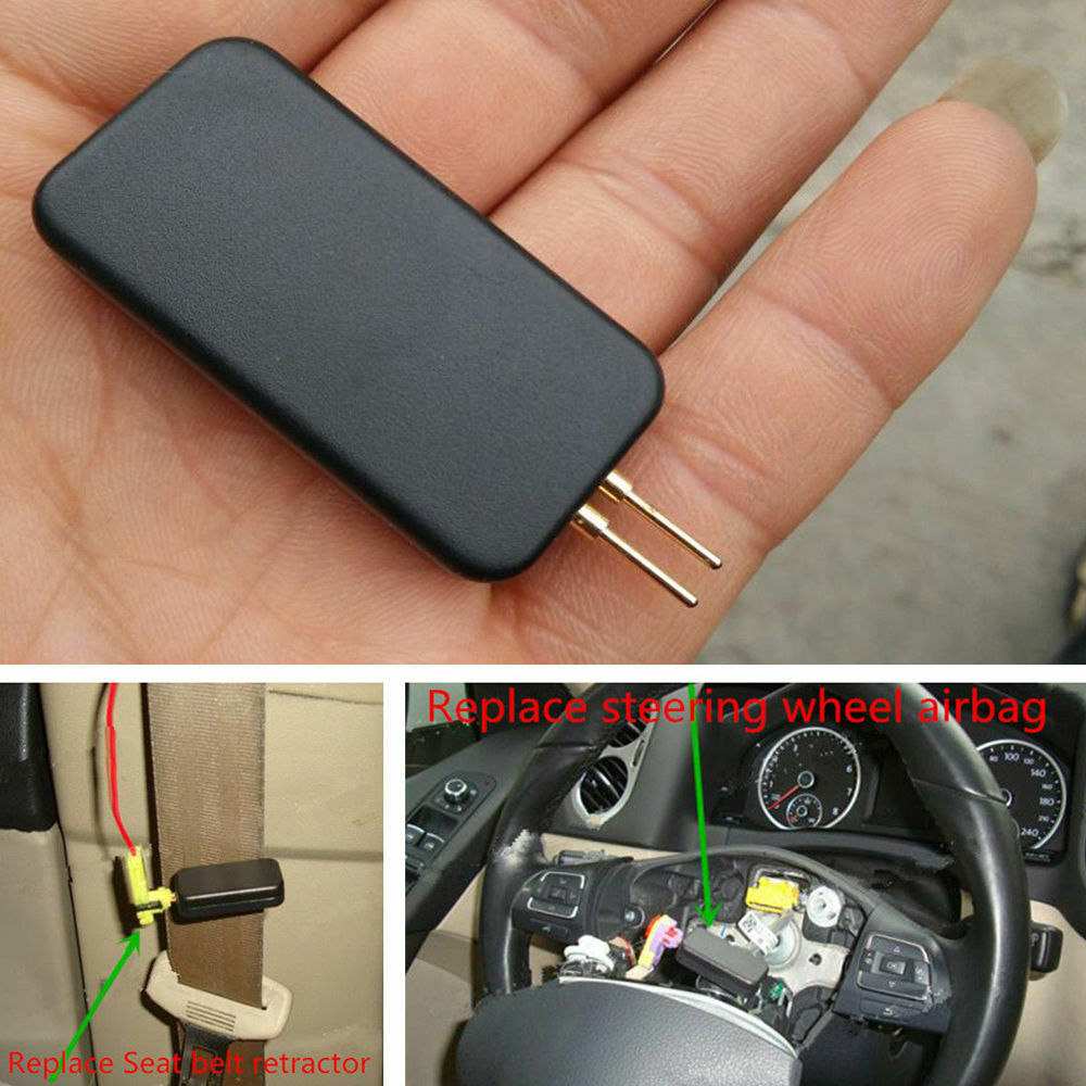 Black Car Vehicles Mini Air Bag Simulator Bypass Garage SRS Fault Diagnostic L60