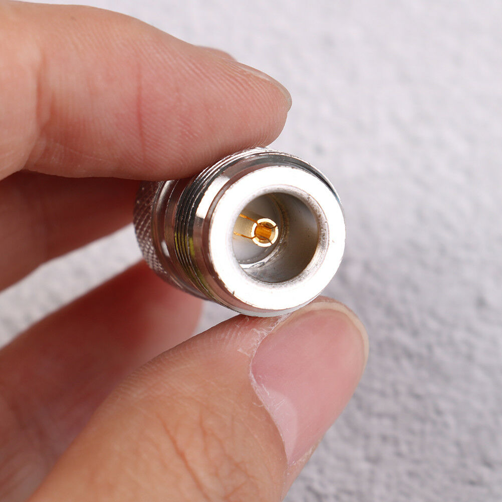 Metal N Female jack to SMA Female plug straight RF connector adapter Xz