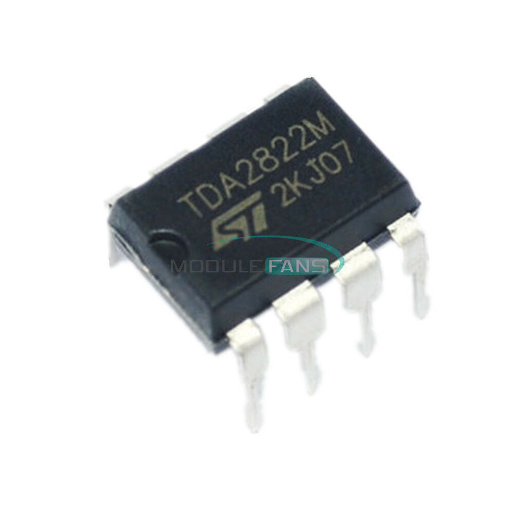 10PCS IC TDA2822M SCS2822 12V DIP-8 TDA2822 VOLTAGE POWER AMPLIFIER