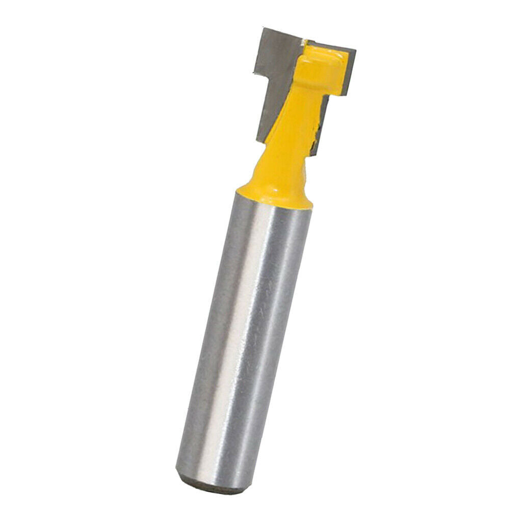 8mm Shank Keyhole T-Slot Woodworking Cutter Router Bit 3/8" for Woodworking