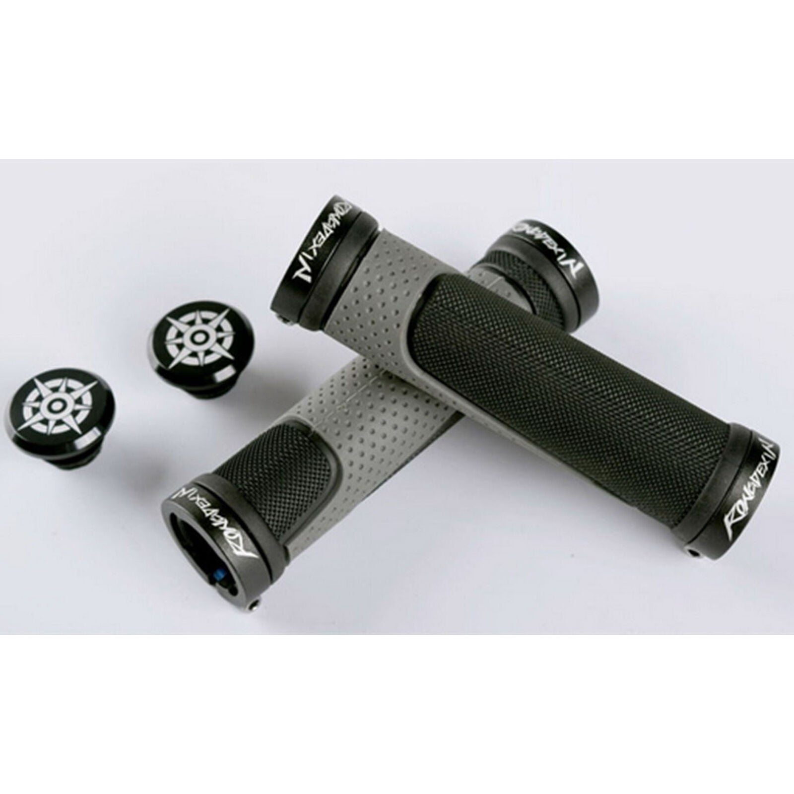 Black 2 X Bike / Cycle Handlebar Grip Shift Grips Universal New Twisted Grip Bar