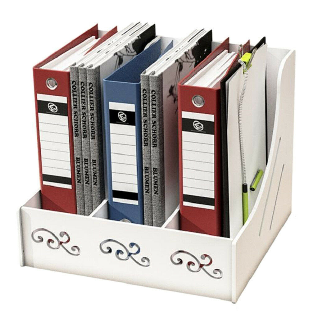 DIY 3 Sections Self-Assembly Files Organizer Case Organizer Supplies Set
