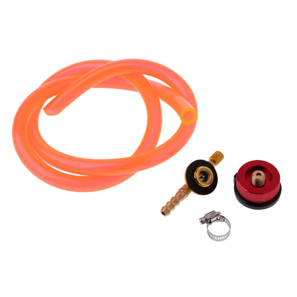 Outdoor Camping Gas Stove Tank Propane Refill Adapter Switched Cylinder Hose