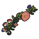2 Pcs Embroidery Flower Iron On Patch Badge Bag Hat Jeans Dress Applique Crafts