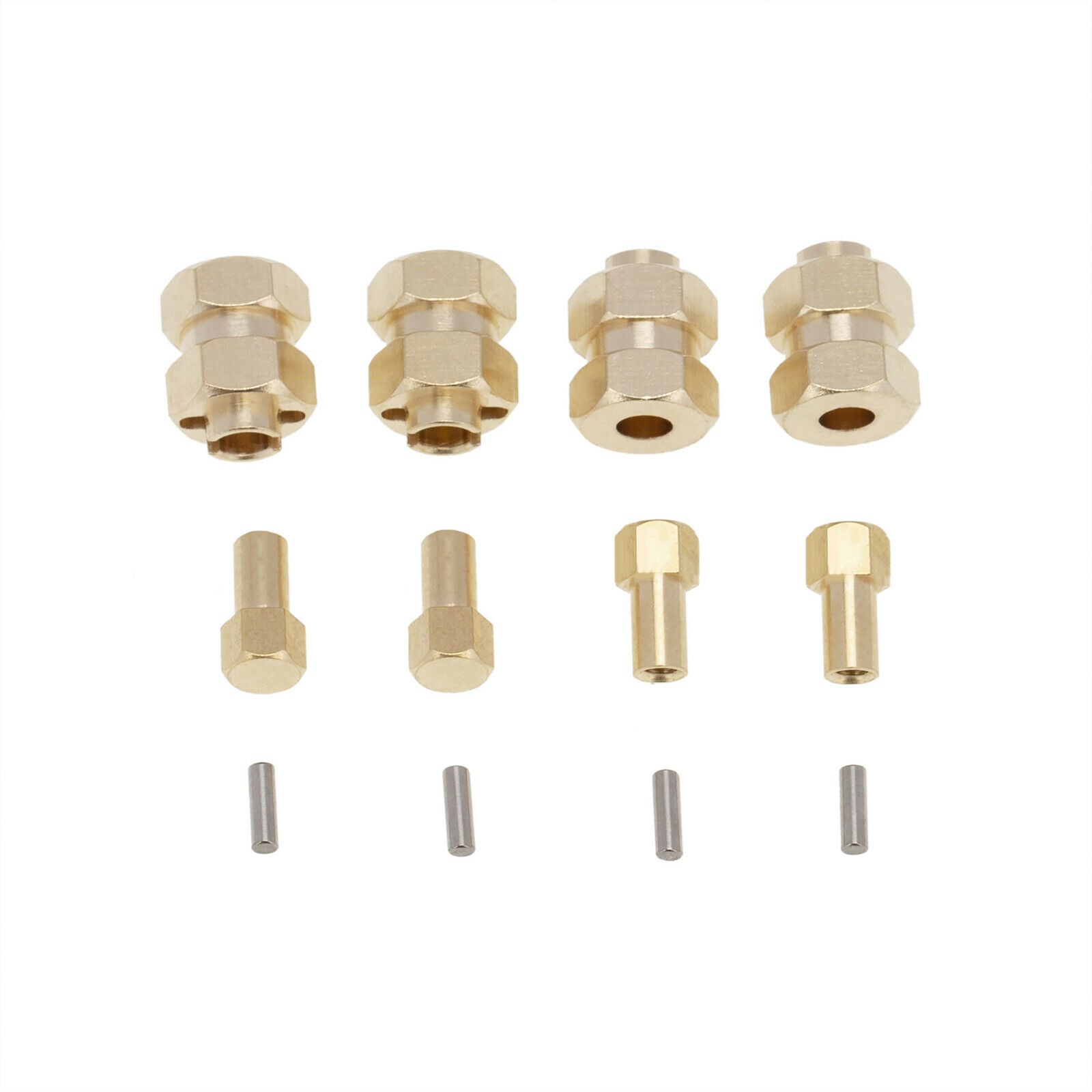 For Axial SCX24 90081 AXI90081 RC Crawler Brass Coupler Counterweight Combiners