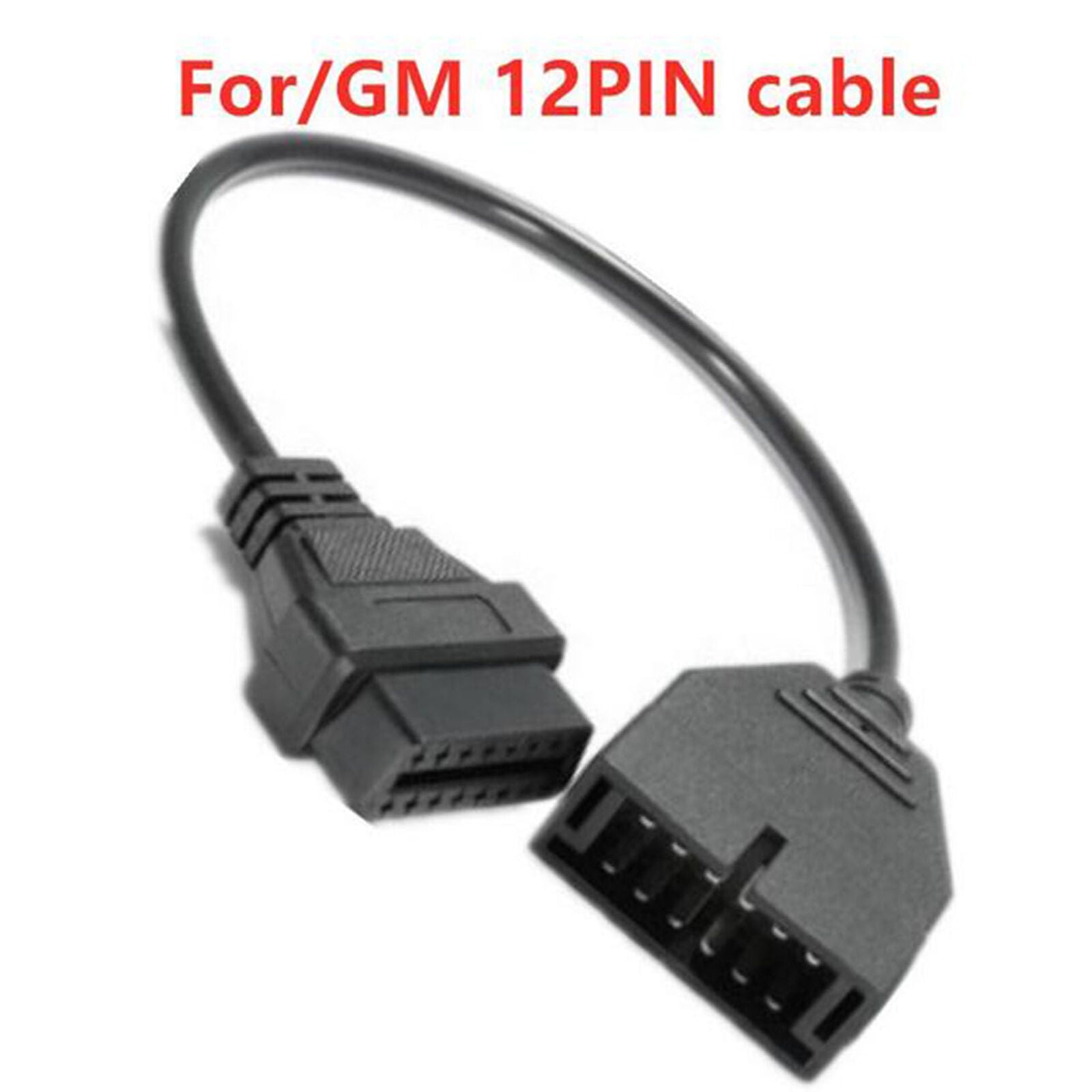 12-Pin OBD1 To OBD2 Adapter Cable For Diagnostic Code Readers Auto Scan Tools