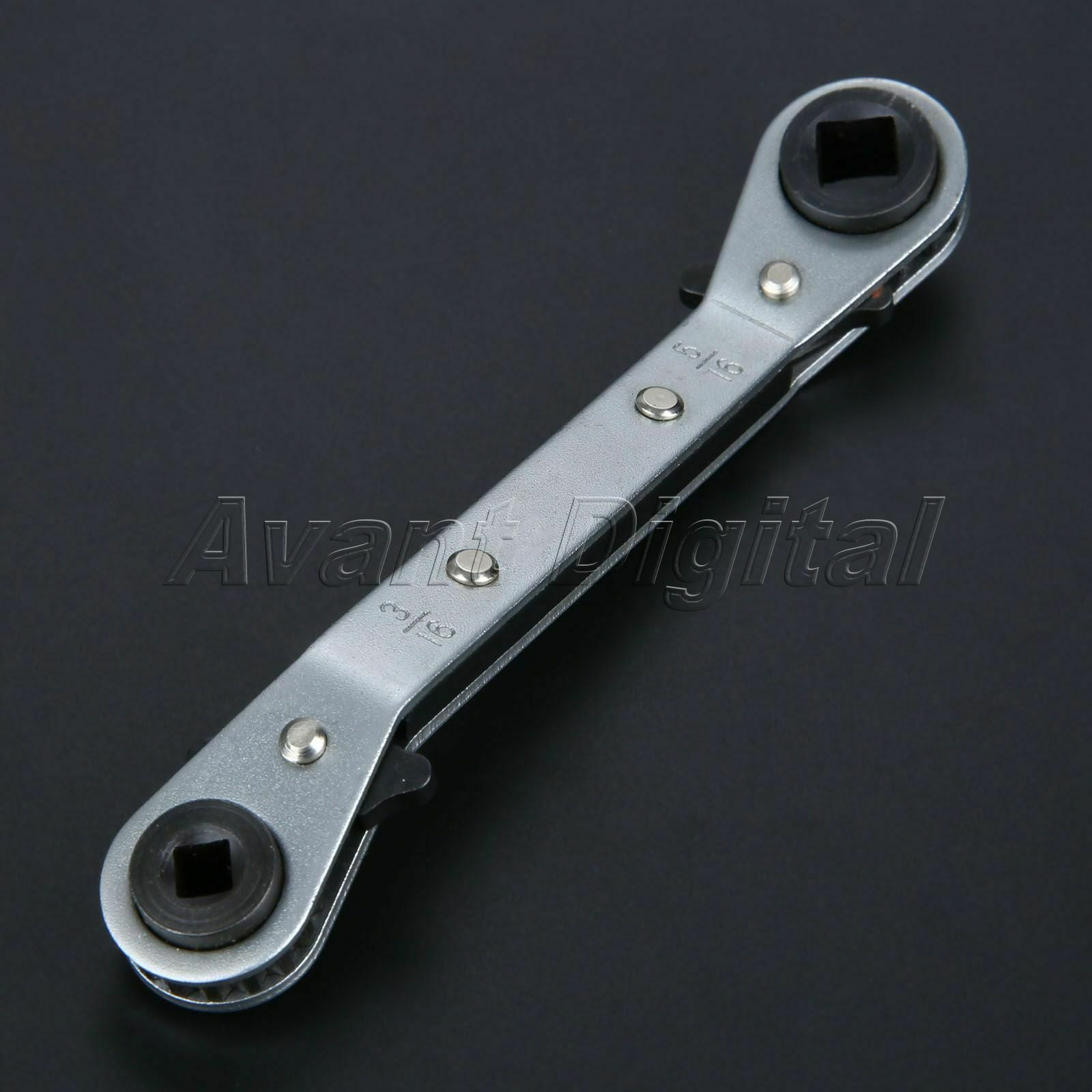 Ratchet Wrench 1/4" 3/8" & 3/16" 5/16" Port Valve HVAC Refrigeration Tool-81212