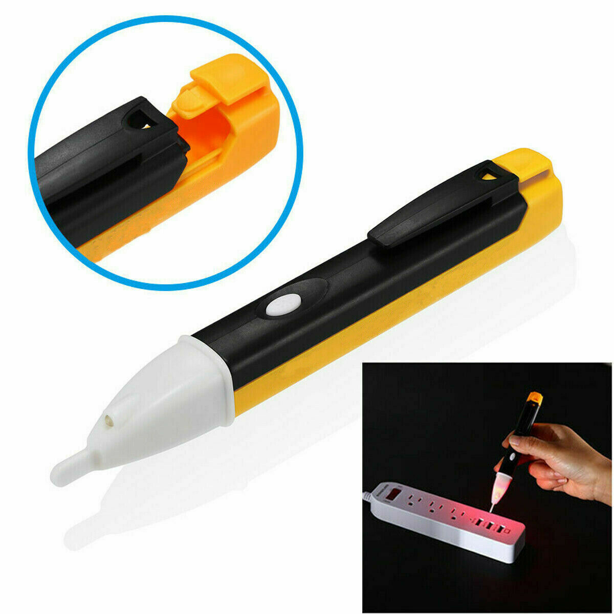 Electric AC 90~1000V LED Voltage Alert Detectors Tester Pen Non-Contact Current