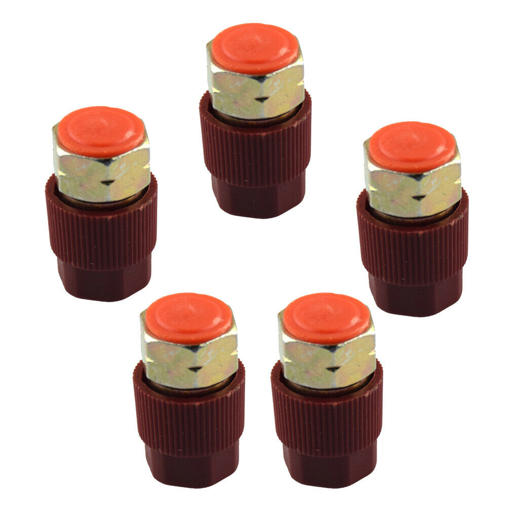 5 Pieces AC A/C Charging 3/8 High Side
