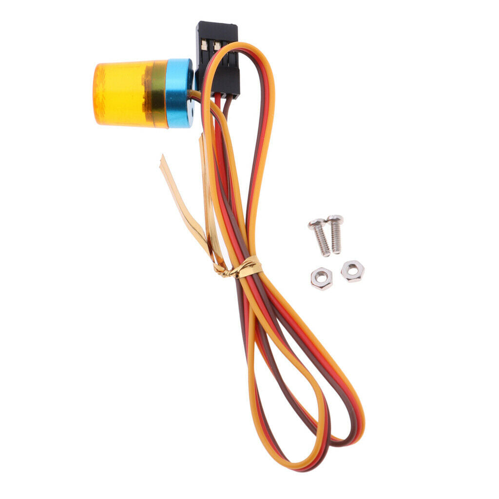 4 Pieces RC Warning Light 4 Modes Birght Lights For 1/10 RC Car Parts And